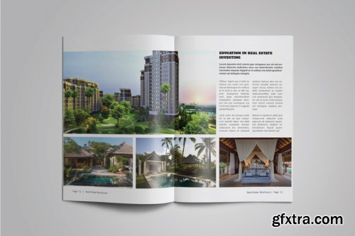 CreativeMarket - A5 Real Estate Catalogue / Brochure 4895726