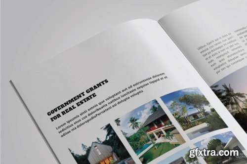 CreativeMarket - A5 Real Estate Catalogue / Brochure 4895726