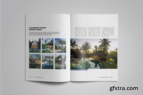 CreativeMarket - A5 Real Estate Catalogue / Brochure 4895726