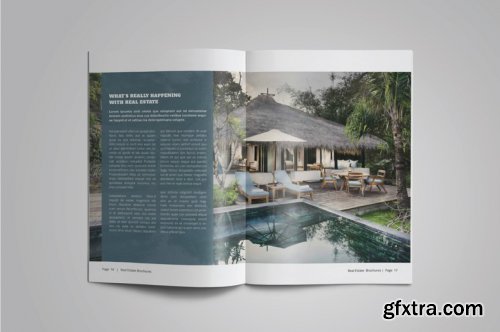 CreativeMarket - A5 Real Estate Catalogue / Brochure 4895726