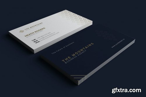 elements.envato - The Mountains Agency - Business Card