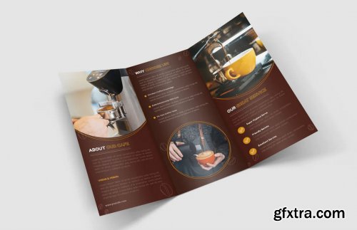 Coffee BaristaTrifold Brochure