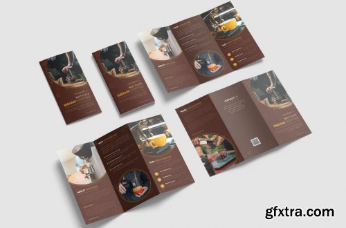 Coffee BaristaTrifold Brochure