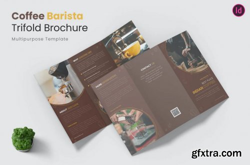 Coffee BaristaTrifold Brochure