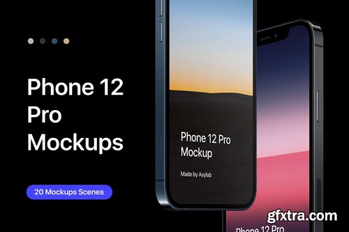 CreativeMarket - Phone 12 Pro - 20 Mockups Scenes 5587723