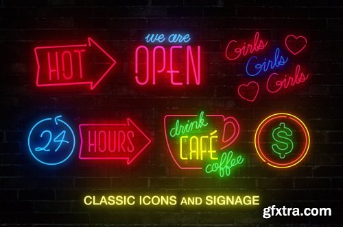 CreativeMarket - Neon Sign Collection: Volume One 4718662