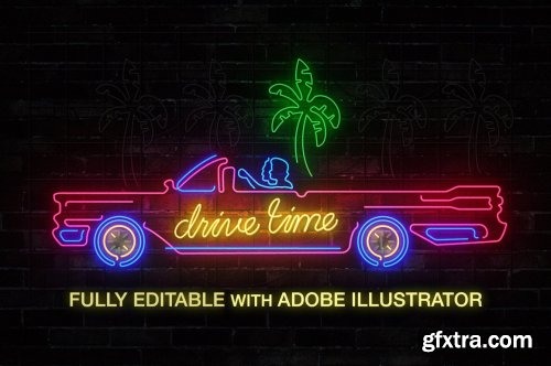 CreativeMarket - Neon Sign Collection: Volume One 4718662