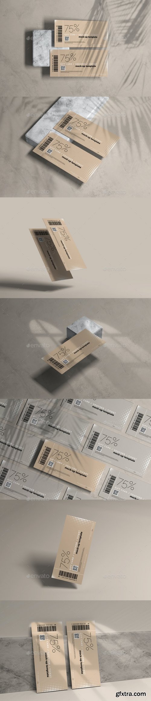 GraphicRiver - Voucher or Ticket Mockup 29362951