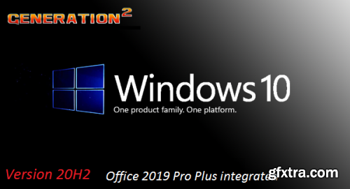 Windows 10 X64 Pro incl Office 2019 Pro Plus en-US NOV 2020 