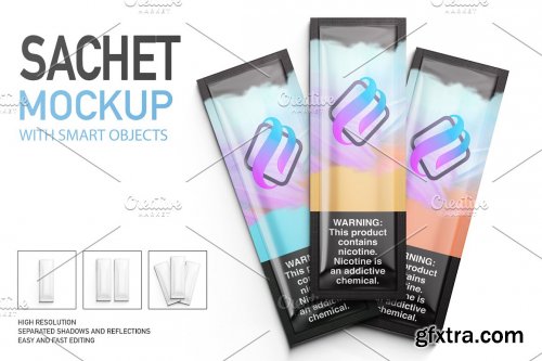 CreativeMarket - SACHET MOCKUP 5423334