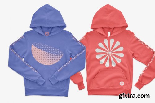 CreativeMarket - Bella Canvas Youth Pullover Mockups 5444511