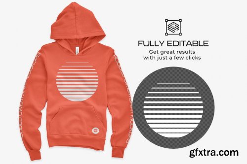 CreativeMarket - Bella Canvas Youth Pullover Mockups 5444511