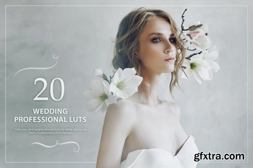 CreativeMarket - 20 Wedding LUTs Pack 5602691