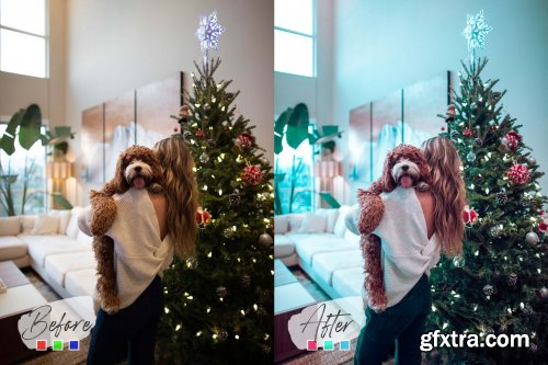 CreativeMarket - 15 Christmas Lightroom Presets 5581592