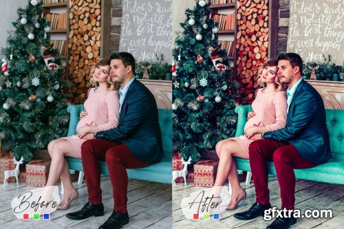 CreativeMarket - 15 Christmas Lightroom Presets 5581592