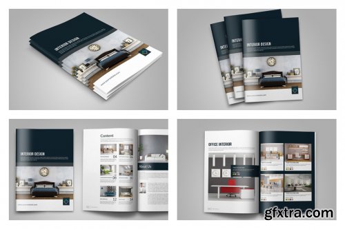 CreativeMarket - PSD Interior Brochure BUNDLE 4617268