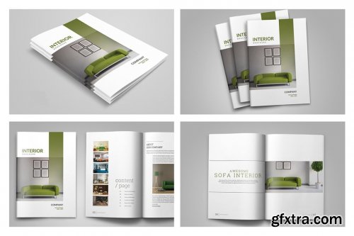 CreativeMarket - PSD Interior Brochure BUNDLE 4617268