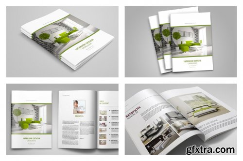 CreativeMarket - PSD Interior Brochure BUNDLE 4617268