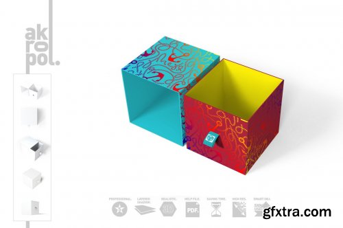 CreativeMarket - Box Mock-up 4858979