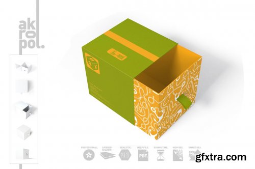 CreativeMarket - Box Mock-up 4858979