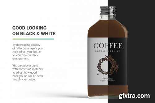 CreativeMarket - Coffee Bottle Mockup 4968203