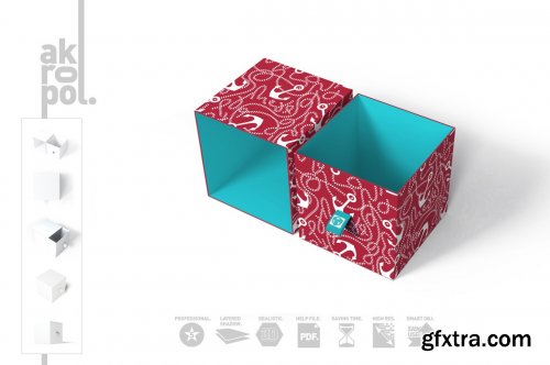 CreativeMarket - Box Mock-up 4858979