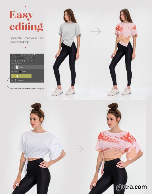 CreativeMarket - Casual Sport T-shirt Mockups 5446936