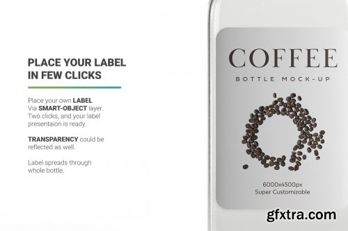 CreativeMarket - Coffee Bottle Mockup 4968203