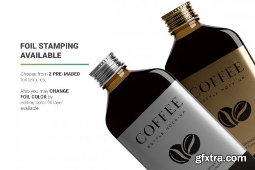 CreativeMarket - Coffee Bottle Mockup 4968203