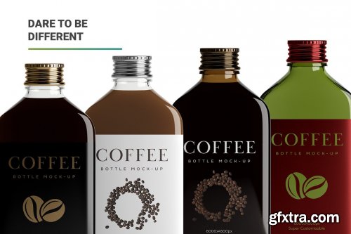 CreativeMarket - Coffee Bottle Mockup 4968203