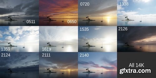 PG Skies v5 - 20 HDRI