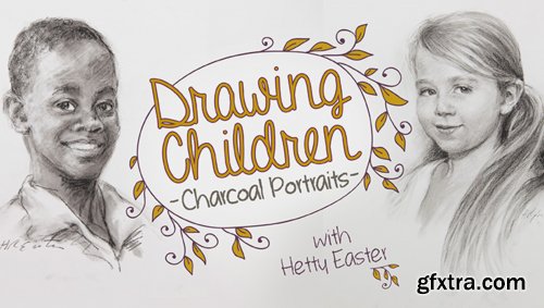  Drawing Children: Charcoal Portraits 