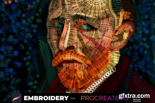 CreativeMarket - Embroidery for PROCREATE X5 5555767