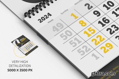 CreativeMarket - Wall Calendar Mockup Bundle 5643348