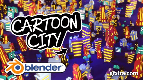  Create A 3D Cartoon City Easy