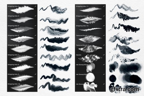 CreativeMarket - Inktober Brush Pack for Procreate 5487932