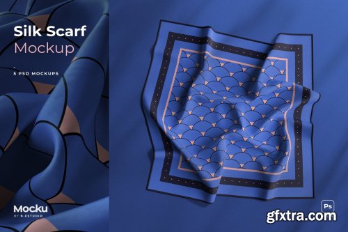 CreativeMarket - Silk Scarf Mockup 5592553