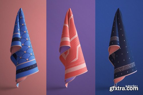 CreativeMarket - Silk Scarf Mockup 5592553