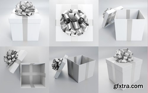 CreativeMarket - Blank Giftbox Mockup 5585795