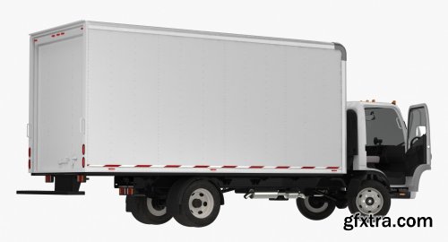  Box Truck Isuzu NPR 2018 Rigged 