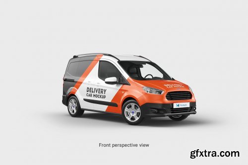 CreativeMarket - Delivery Car Mockup 4 5549704