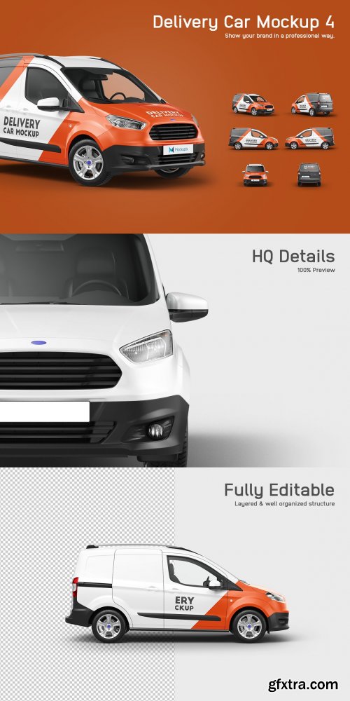 CreativeMarket - Delivery Car Mockup 4 5549704