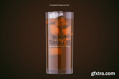 CreativeMarket - Clear Glass and Box Mockup 5525922