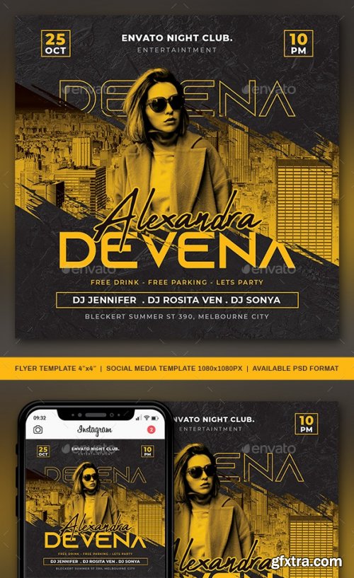 GraphicRiver - DJ Club Flyer Template 28907002