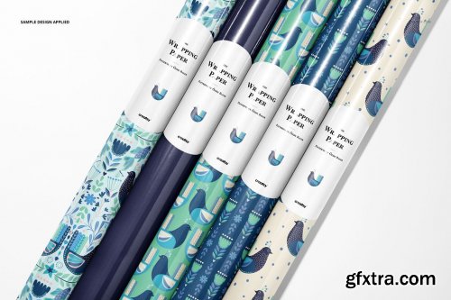 CreativeMarket - Gift Wrapping Paper Mockup Bundle 5645855