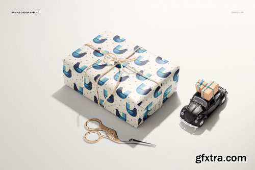 CreativeMarket - Gift Wrapping Paper Mockup Bundle 5645855