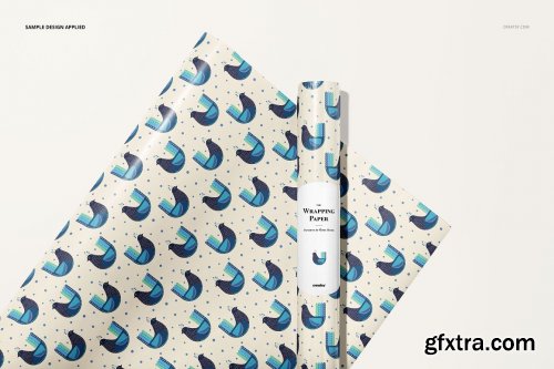 CreativeMarket - Gift Wrapping Paper Mockup Bundle 5645855