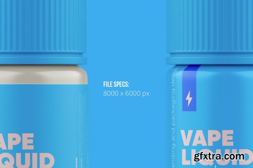 CreativeMarket - Vape Dropper Bottle Mockup 30ml 5639405