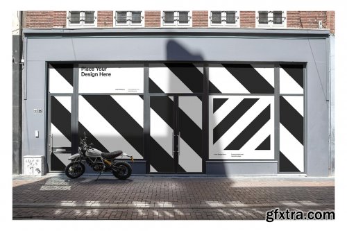 CreativeMarket - Shop Facade Mockup Bundle 5628815