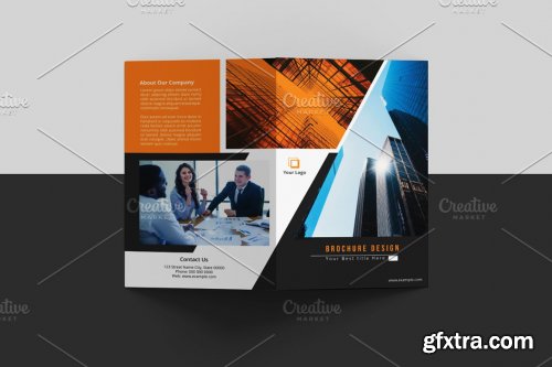 CreativeMarket - Corporate Bifold Brochure V1009 4572724